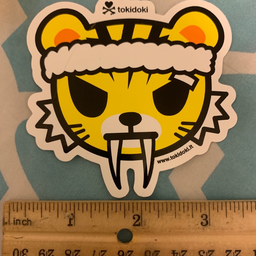 Tokidoki Tiger Sticker (buy 3; get one free)